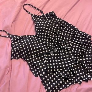 Polka dot Tankini Top